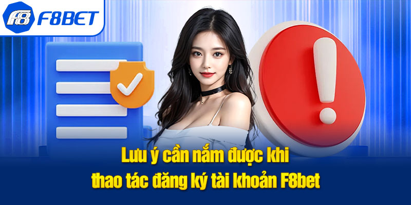 đăng ký f8bet lưu ý